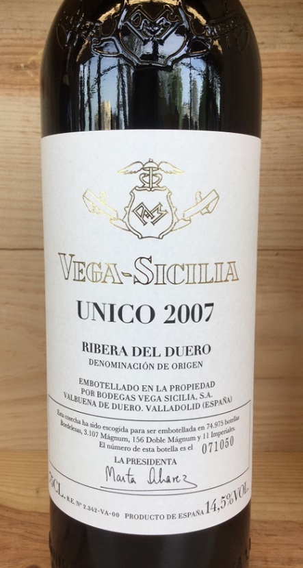 Vega sicilia wine