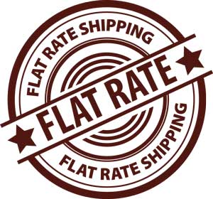 Flat Rate Shipping Logo