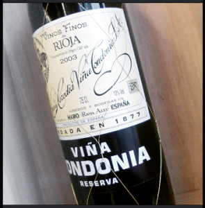 Lopez de Heredia Tondonia Reserva 2003