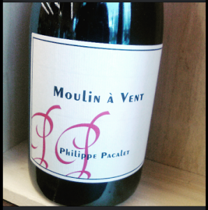 Philippe Pacalet Moulin A Vent, Beaujolais, France 2014