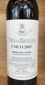 Vega Sicilia Unico 2007