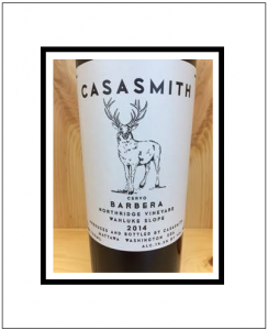 Charles Smith CasaSmith Jack's Vineyard Barbera, Walla Walla Valley 2014