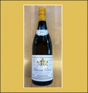 Domaine Leflaive Macon-Verze, Burgundy 2012 