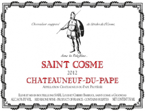 Saint Cosme Chateauneuf-du-Pape 2012